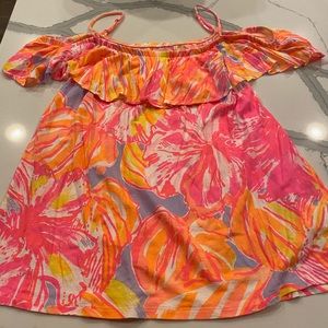 Lilly Pulitzer cotton/modal off the shoulder top